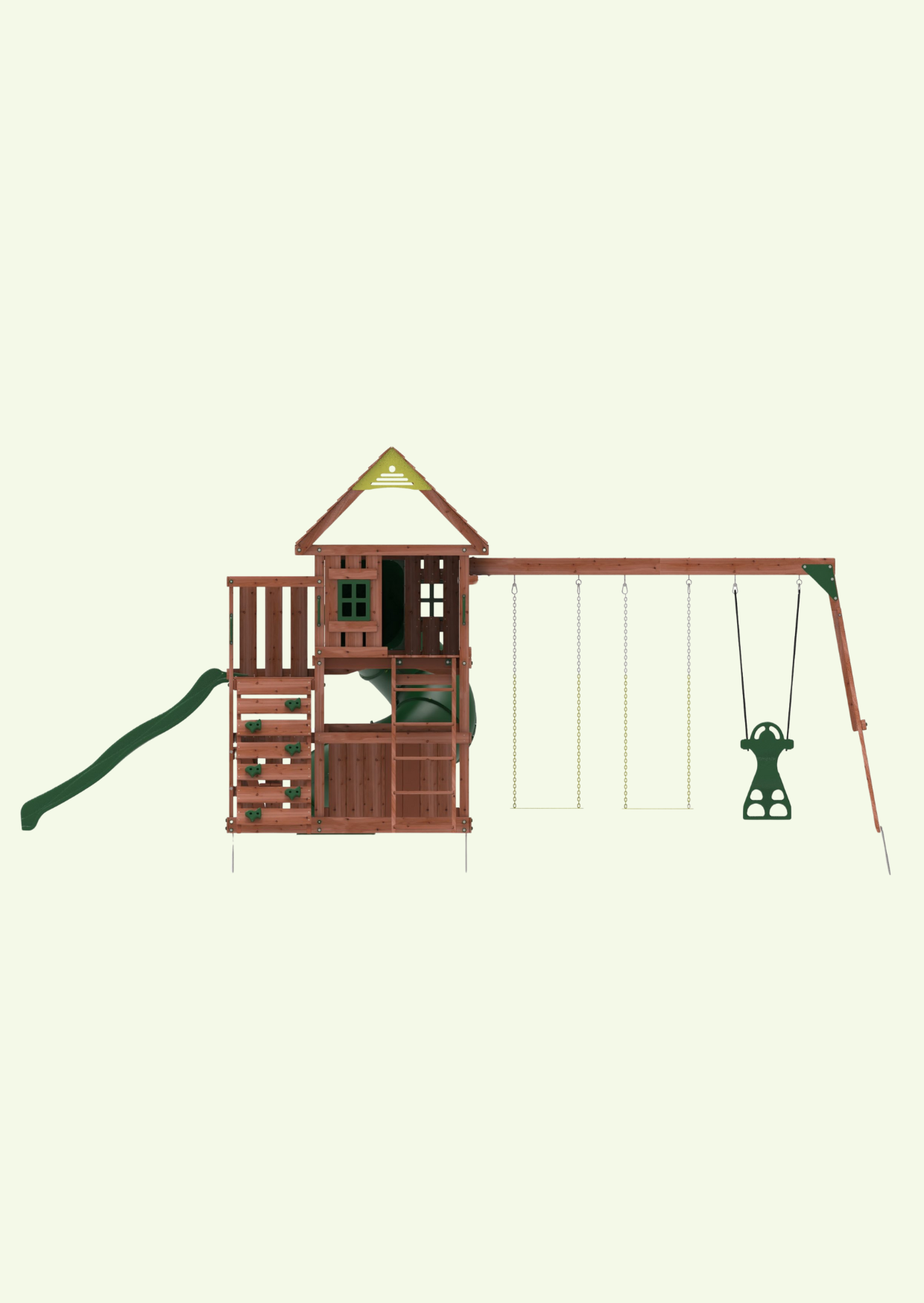 Little Heroes HQ Swing Set